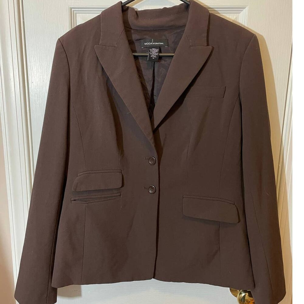 MODA INTERNATIONAL Cropped blazer Sz 10